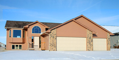 Radiant heated roof.